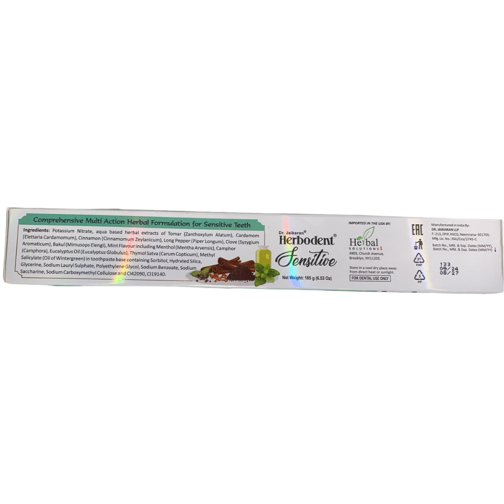 Herbodent Sensitive Toothpaste 14.12 oz