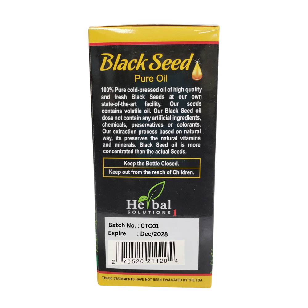 Organic Cold Press Black Seed 4 oz