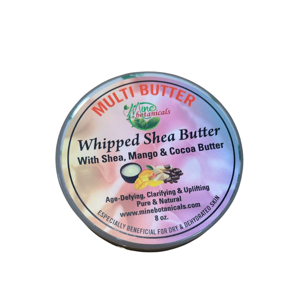 Whipped Shea Butter (With Shea, Mango & Cocoa Butter) 8 oz