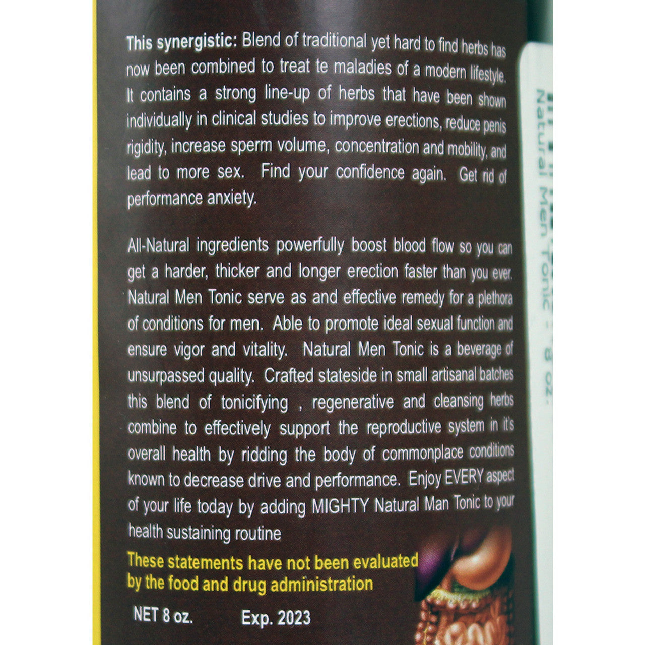 Natural Men Tonic - 16 oz