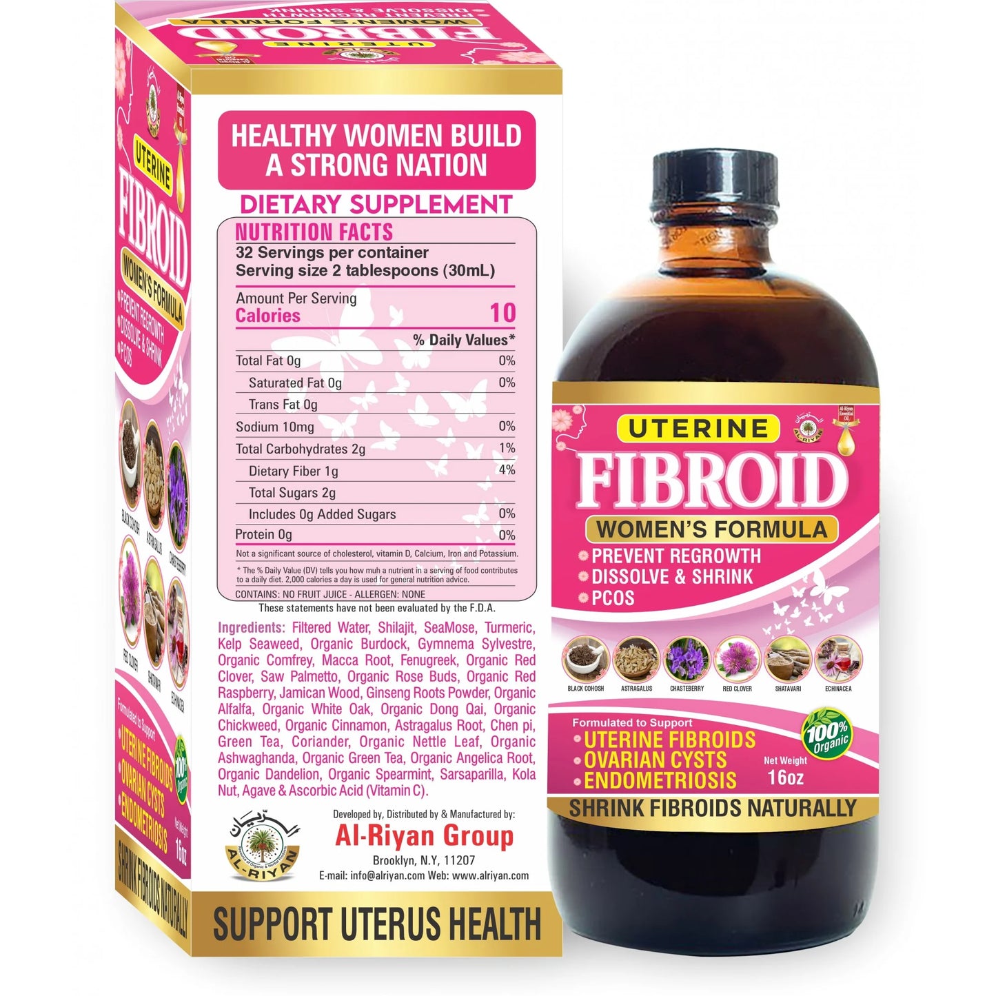 Al-Riyan Organic Uterine Fibroid Women's Formula 16 oz