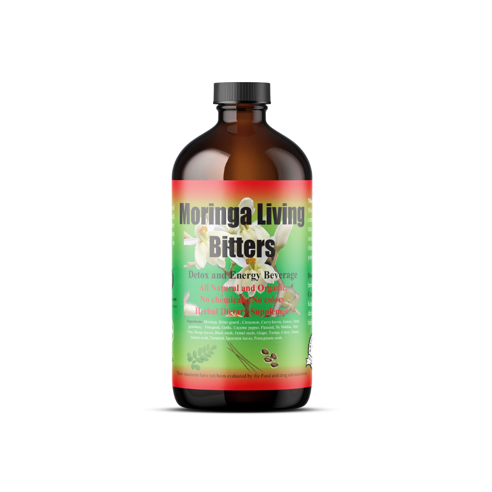 Organic Moringa Living Bitters 16 oz