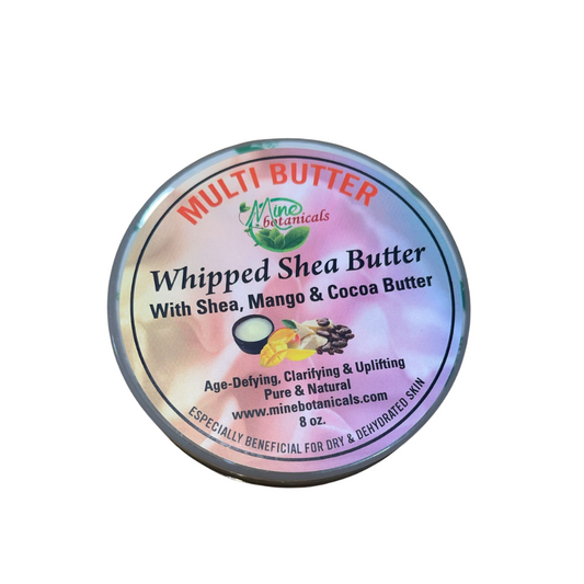 Whipped Shea Butter (With Shea, Mango & Cocoa Butter) 8 oz