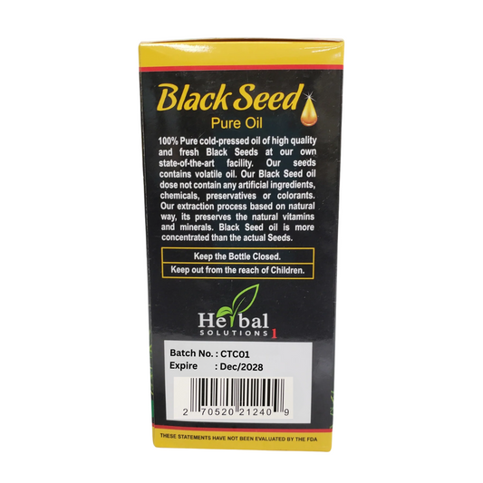 Organic Cold Press Black Seed 8 oz