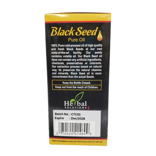 Organic Cold Press Black Seed 16 oz