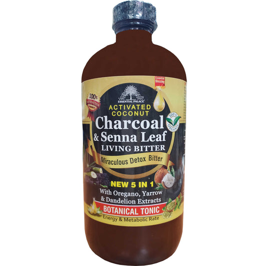 Charcoal & Senna Leaf Living Bitters 16 oz