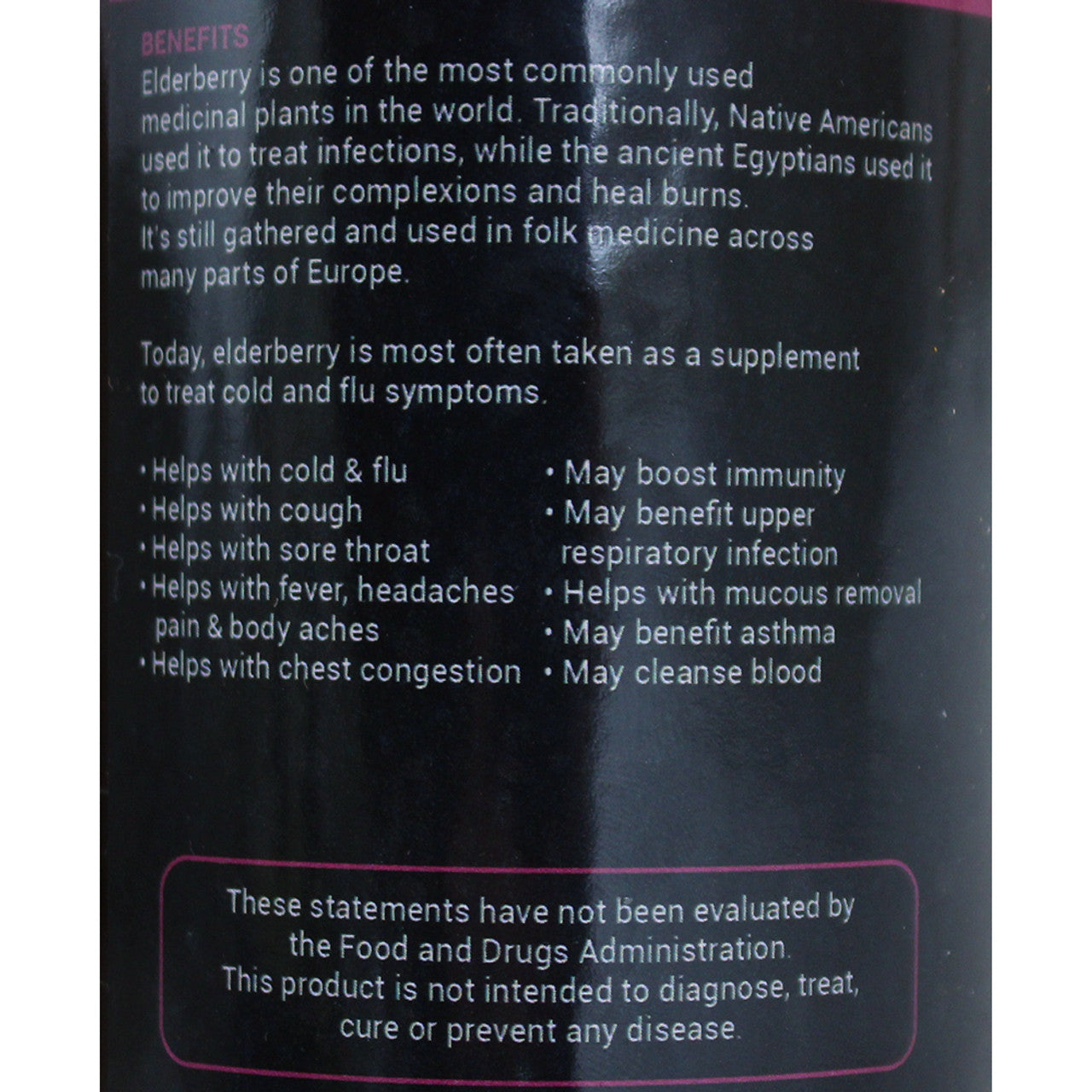 Elderberry Wellness Detox 16 oz