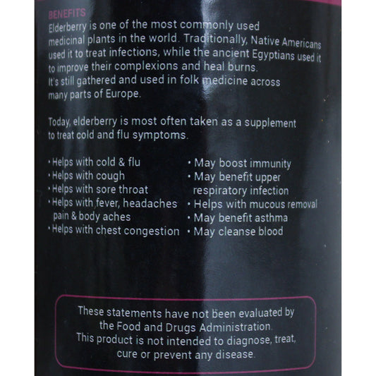 Elderberry Wellness Detox 16 oz