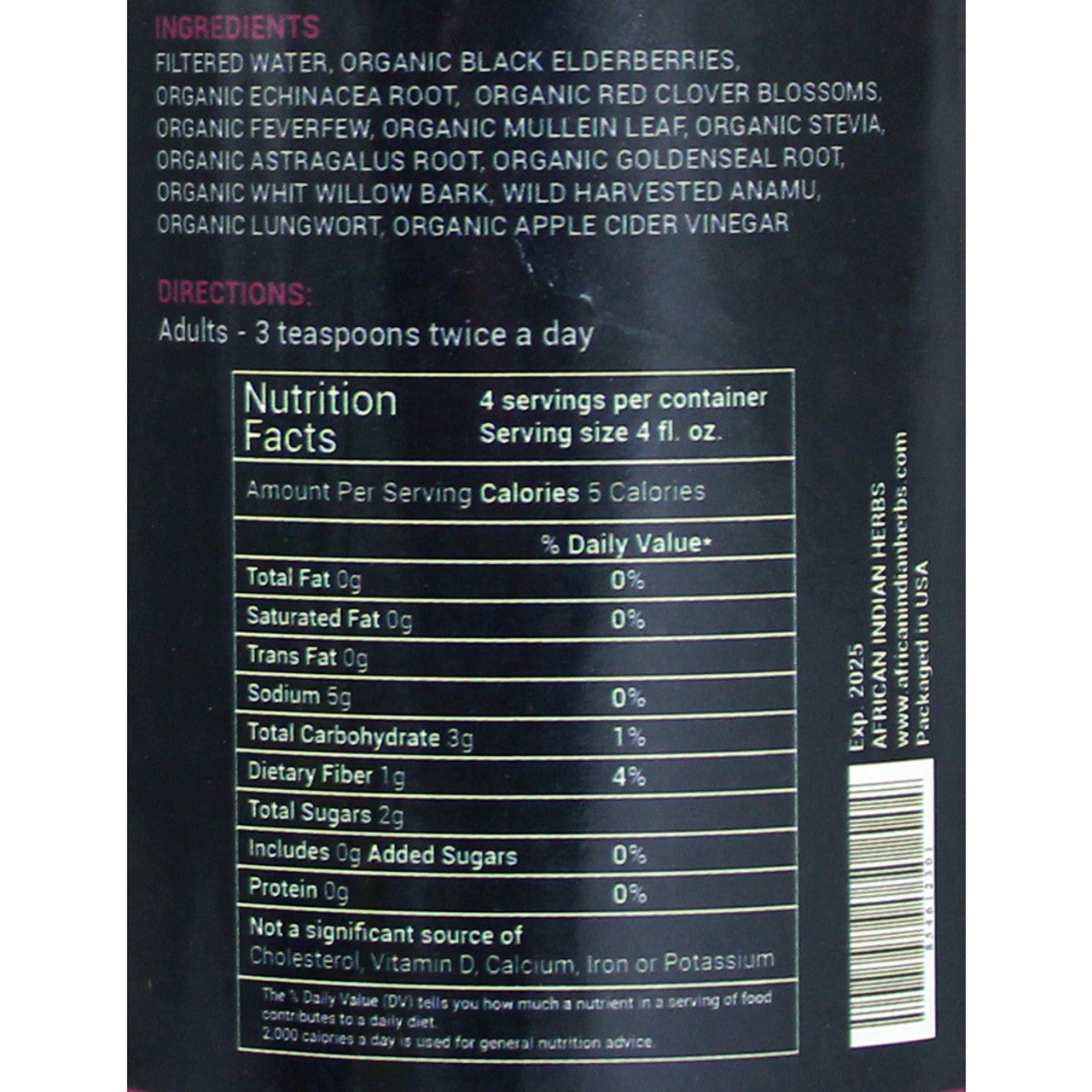 Elderberry Wellness Detox 16 oz
