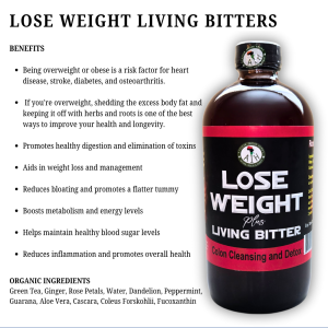 Lose Weight Living Bitters 16 oz