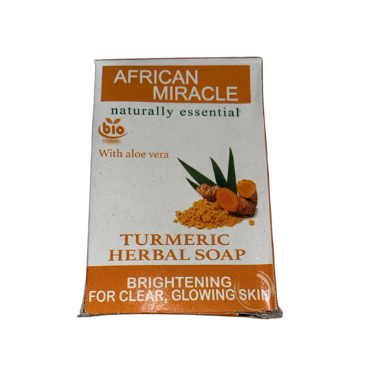 African Miracle Naturally Essential Turmeric Herbal Soap